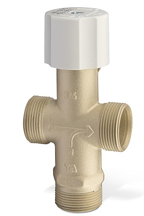 Heimeier - Termostatyczny zawór mieszający do regulacji temperatury ciepłej wody użytkowej w małych instalacjach TA-MIX