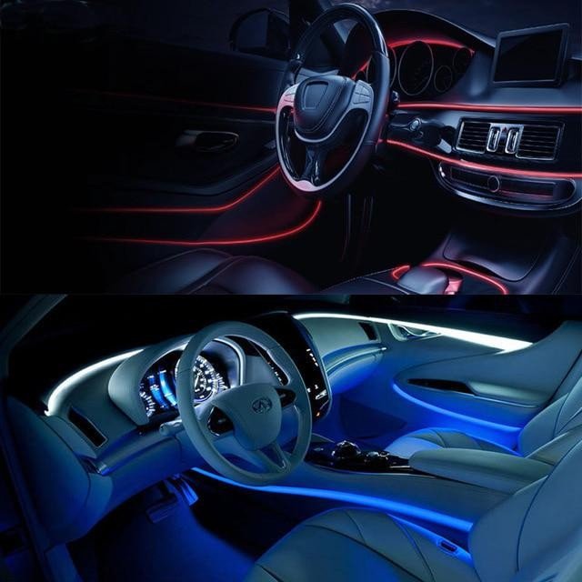 Oświetlenie światłowodowe w samochodzie