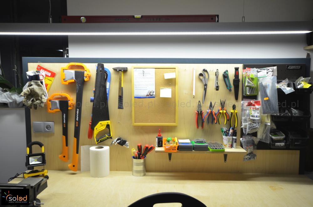 Oświetlenie garażu taśmą LED w profilu aluminiowym - SOLED